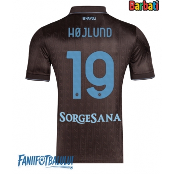 SSC Napoli Rasmus Hojlund #19 Tricou Fotbal Replică 2025-26 Barbati Treilea